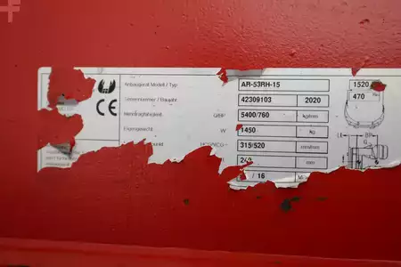 Chwytak do rol papieru 360°, obrotowy 2020  Bolzoni AR-53RH-15 (6)