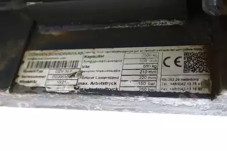 Posicionadores dos garfos com rotação 360º 2021  Durwen DZV 30 F (6)