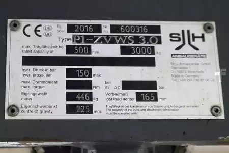 Pozicionér vidlic s bočním posuvem 2016  SH Anbaugeräte GmbH P1-ZVWS 3.0 (3)