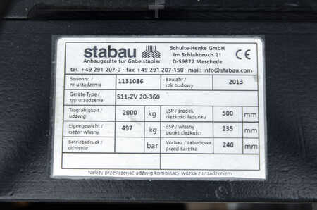 Gaffelflytter - drejelig 2013 Stabau S11-ZV 20-360 (4)