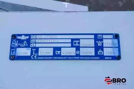 Gaffeltrucker, 360 ° roterende 2014  Cascade 70G-CFR Rotator (2)