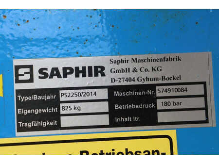 Pług śnieżny 2014  Saphir Profi 225 (11)
