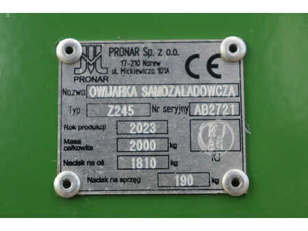 Chwytak do bel 2023  Pronar Z245 (17)