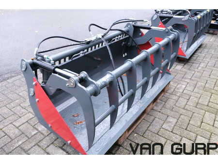 *** Pozostałe *** - Giant 160cm Puinbak + inlegvel + hydraulische bovenklem (11)