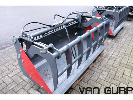 ***outros ***  - Weidemann 150cm Puinbak + inlegvel + hydraulische bovenklem (11)