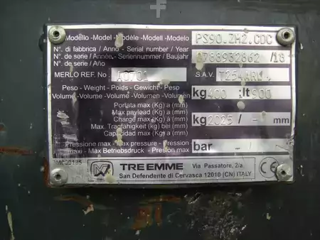 Гідравлічні ковші 2018  Merlo Tre EMME PS90. ZM2 CDC (9)