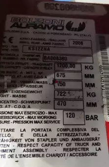 Grampo para cartão - garfo articulado 2008  Bolzoni KS12ZNA (5)