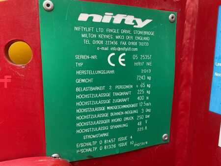 Articulating boom  Niftylift HR17N (6)