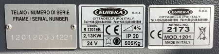 Zit veegmachine 2022  Eureka RIDER 1201 EB (1)