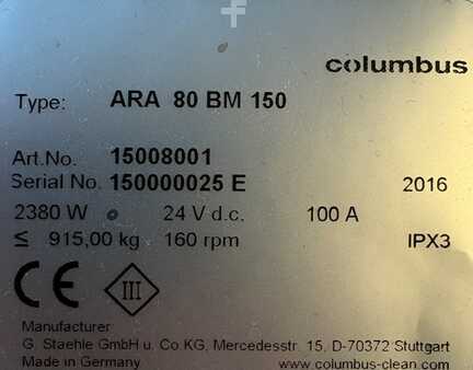 Ride On Vacuum Sweeper 2016  Columbus ARA 80 BM 150 (3)