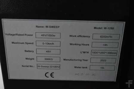 Zit veegmachine 2022  [div] Westfield W-1250 (Schorr) Aufsitzkehrmaschine Neugerät (18)