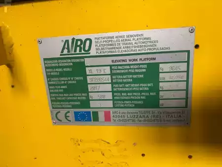 Scherenarbeitsbühne 2017  Airo XL19E Arbeitshöhe 19 Meter (21)