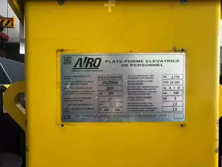 Kolmo zvedaná plošina 2020  Airo V10E Baugleich Haulotte Star 10 (6)