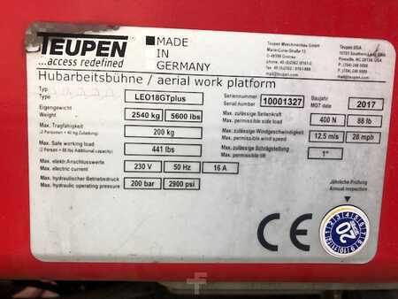 Led arbejdsplatform 2017  Teupen LEO18 GT plus (5)