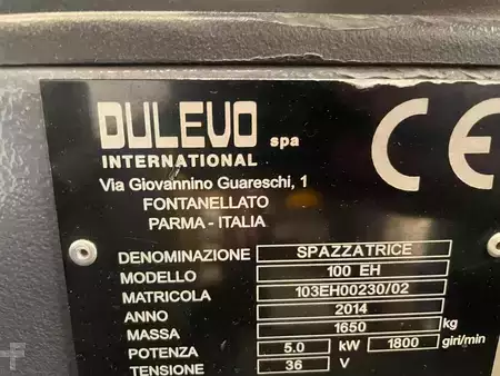 Máquina barredora aspiradora 2014  Dulevo 100 EH // Batterie 2023 (7)