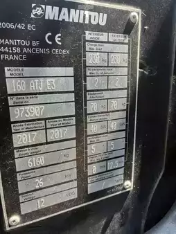 Kloubová pracovní plošina 2017  Manitou 160 ATJ (8)