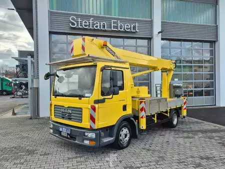 Plataforma sobre camión 2007  MAN TGL 8.150 4x2 Bison Palfinger TKA 30 (4)