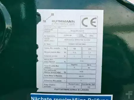 Nacelle sur camion 2020  Mercedes-Benz Sprinter 314 Hubsteiger (8)