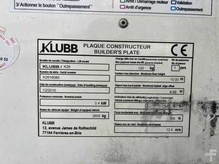 LKW-Arbeitsbühne 2016 Renault Master 2.3 dCi / KLUBB K26, 12m (12)