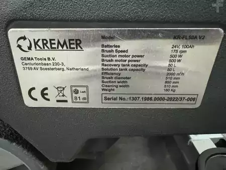 Våt skrubber 2026  Kremer KR-FL50A (11)