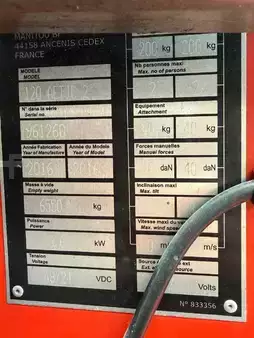 Podnośnik przegubowy 2016  Manitou 120 AETJC 2 (7)