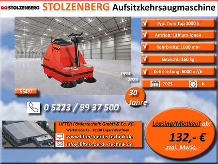 Aufsitz-Kehrsaugmaschine-Stolzenberg-Twin Top 1000 E 