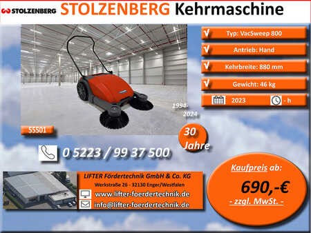 Zametací stroj 2023  Stolzenberg VacSweep 800 (1)