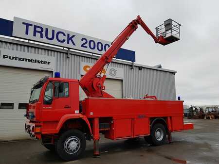 Truck mounted platform 2004 Denka Lift 18.280 4x4 25m Höhe Montage-Dach-Solar Reinigung (12)