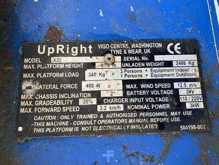 Scissor lift 2008 Upright 26 N (9)