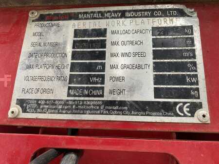 Scissor lift 2020 Mantall XE100C (9)