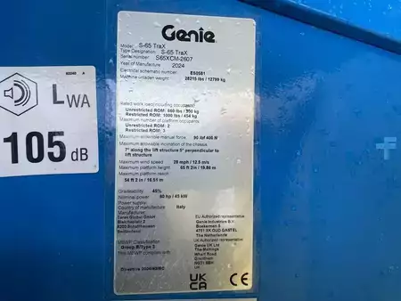 Plataformas articuladas 2024  Genie S-65 TRAX (10)