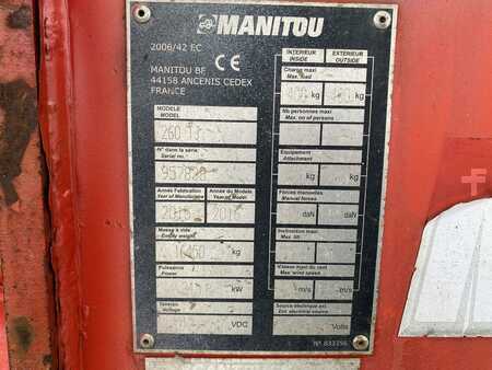 Kloubová pracovní plošina 2015  Manitou 260TJ (10)