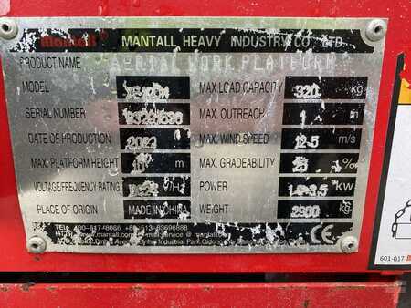 Scherenarbeitsbühne 2022  Mantall XE120W (9)