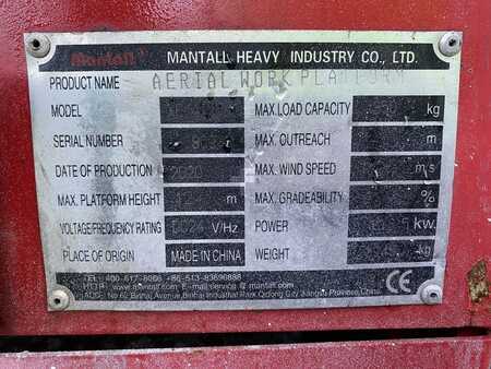 Piattaforme aeree a pantografo 2020  Mantall XE140W (9)