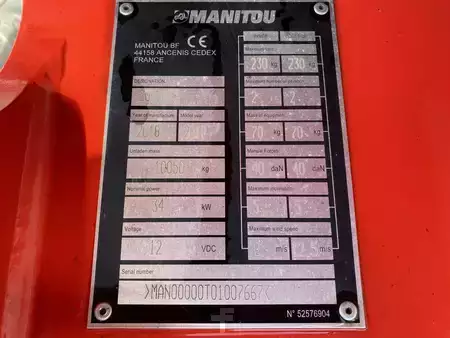 Kloubová pracovní plošina 2018  Manitou 200ATJ RC (10)