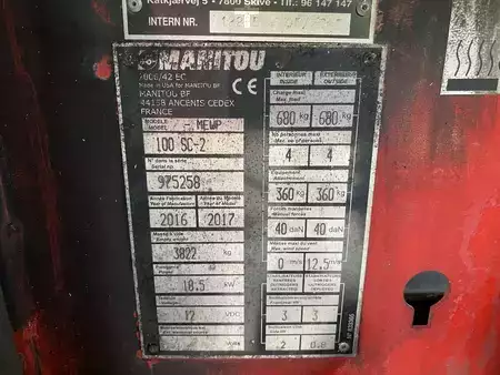 Pracovní plošina s nůžkovým zdvihem 2016  Manitou 100SC (10)