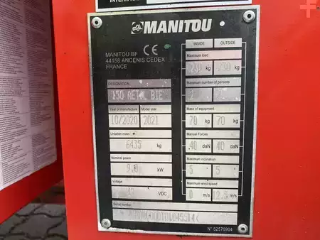 Led arbejdsplatform 2021  Manitou 150AETJ-L BI-ENERGY (10)