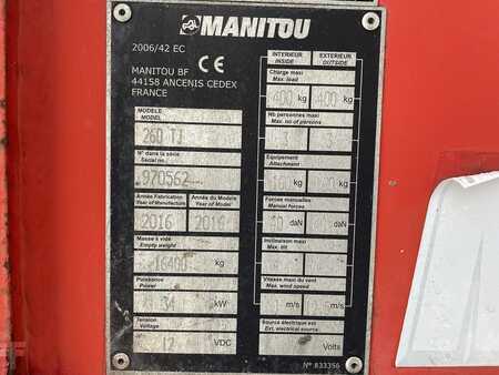 Kloubová pracovní plošina 2016  Manitou 260TJ (10)