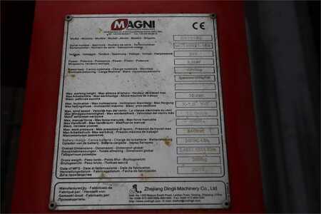 Nacelle à ciseaux  Magni ES1012E Valid inspection, *Guarantee! Electric, 10 (12)