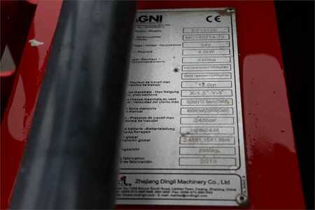 Nacelle à ciseaux  Magni ES1212E Valid inspection, *Guarantee! Electric, 12 (16)