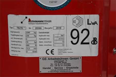 Lastvogns platform  Ruthmann TB270 Valid inspection, *Guarantee! Driving Licenc (6)