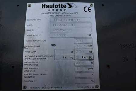 Teleskopická plošina  Haulotte HT23RTJO Valid inspection, *Guarantee! 4x4 Drive, (6)