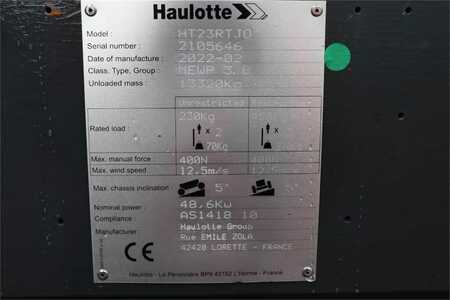 Teleskooppipuominostimet  Haulotte HT23RTJO Valid Inspection, *Guarantee! Diesel, 4x4 (6)