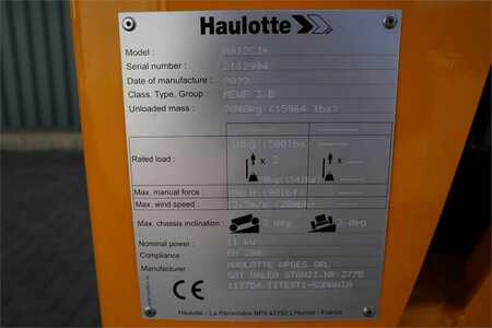 Articulating boom  Haulotte HA12CJ+ Valid inspection, *Guarantee! Electric, 12 (6)