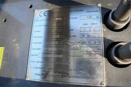 Nacelle à ciseaux  Zoomlion ZS0607DC Valid inspection, *Guarantee! Electric, 8 (7)