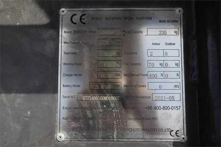 Nacelle à ciseaux  Zoomlion ZS0808DC-LI Valid Iinspection, *Guarantee! 10m Wor (6)