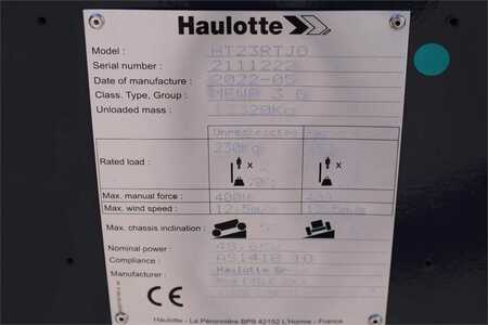 Plataforma Telescópica  Haulotte HT23RTJO Valid Inspection, *Guarantee! Diesel, 4x4 (7)