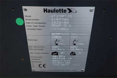 Telescoophoogwerker  Haulotte HT23RTJO Valid Inspection, *Guarantee! Diesel, 4x4 (6)