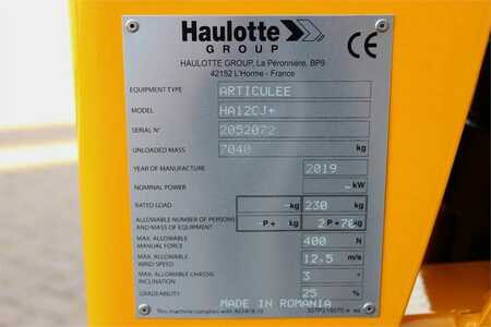 Nacelle articulée  Haulotte HA12CJ+ Valid inspection, *Guarantee! Electric, 12 (6)