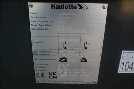 Plataforma Articulada  Haulotte HA20RTJ PRO Valid inspection, *Guarantee! 20.6 m W (6)